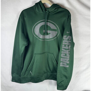 Green Bay Packers Hoodie, Nike Therma-Fit, Size Medium (M), NFL, Football